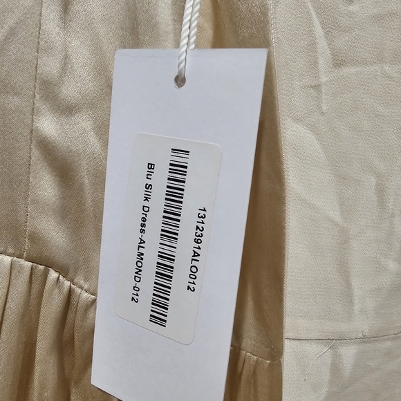 Reformation Blu Silk Dress - Picture 6 of 8